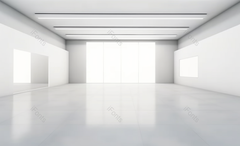 白色室内干净简约倒影摄影图,高清,摄影图,摄影图片,图片大全,摄影图免费下载